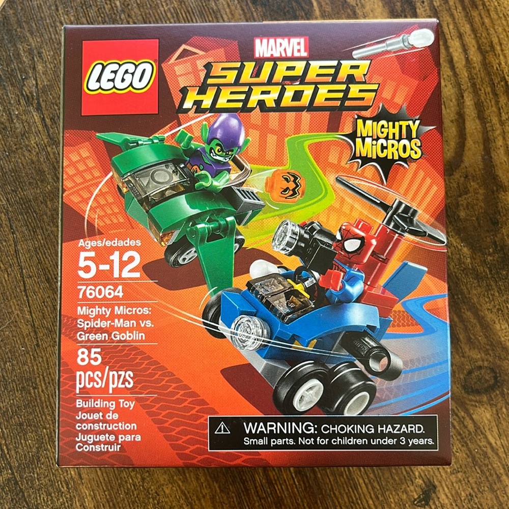 LEGO Marvel Super Heroes#76064:Mighty Micros:Spider-Man vs. Green Goblin. NIB